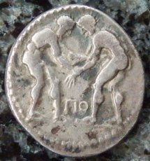 ギリシャコイン　パンフィリア　アスペンドス　スタテル銀貨