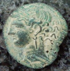 ギリシャコイン　カルタゴ　ダブルシェケル銅貨