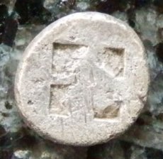 ギリシャコイン　トラキア　タソス　オボル銀貨