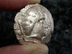 画像10: 古代ケルトコイン(額装付き)　ガリア・ピクトネース族　スタテル金貨　前1世紀　ケルトのヘラクレス、オグミオス神と人面馬 (10)