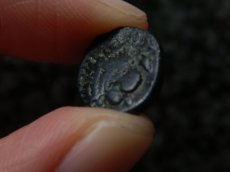 画像10: 古代ギリシャコイン　トローアス　アンタンドロス　銅貨　前４００－前２８４年　アポロン　舌を出すライオン (10)
