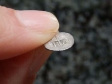 画像17: 古代ギリシャコイン(額装付き)　マケドニア　トラジロス　銀貨　前４５０－前４１０年　ブドウの房 (17)