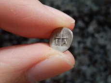 画像15: 古代ギリシャコイン(額装付き)　マケドニア　トラジロス　銀貨　前４５０－前４１０年　ブドウの房 (15)