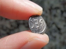 画像15: 古代ギリシャコイン(額装付き)　ブルッティウム・レギウム　前　銀貨　駆けるウサギ　鏡文字 (15)