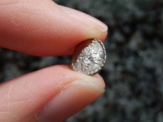 画像11: 古代ギリシャコイン(額装付き)　マケドニア　トラジロス　銀貨　前４５０－前４１０年　ブドウの房 (11)