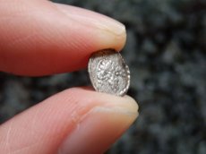 画像12: 古代ギリシャコイン(額装付き)　マケドニア　トラジロス　銀貨　前４５０－前４１０年　ブドウの房 (12)