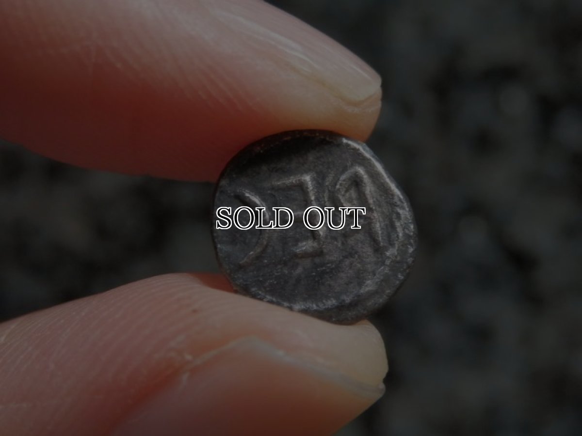 画像13: 古代ギリシャコイン(額装付き)　ブルッティウム・レギウム　前　銀貨　駆けるウサギ　鏡文字 (13)