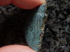 画像5: 古代ローマコイン　属州貨(ガリア・ヴィエンヌ)　前36年以降　半分に割られたアス銅貨　ユリウス・カエサルの肖像　ガレー船　カエサルの植民市ヴィエンヌの半分に割られたアス貨 (5)