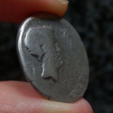 画像11: 古代ローマコイン　マルクス・アントニウス　前４３年　デナリウス銀貨　マルクス・アントニウスとユリウス・カエサルの肖像 (11)