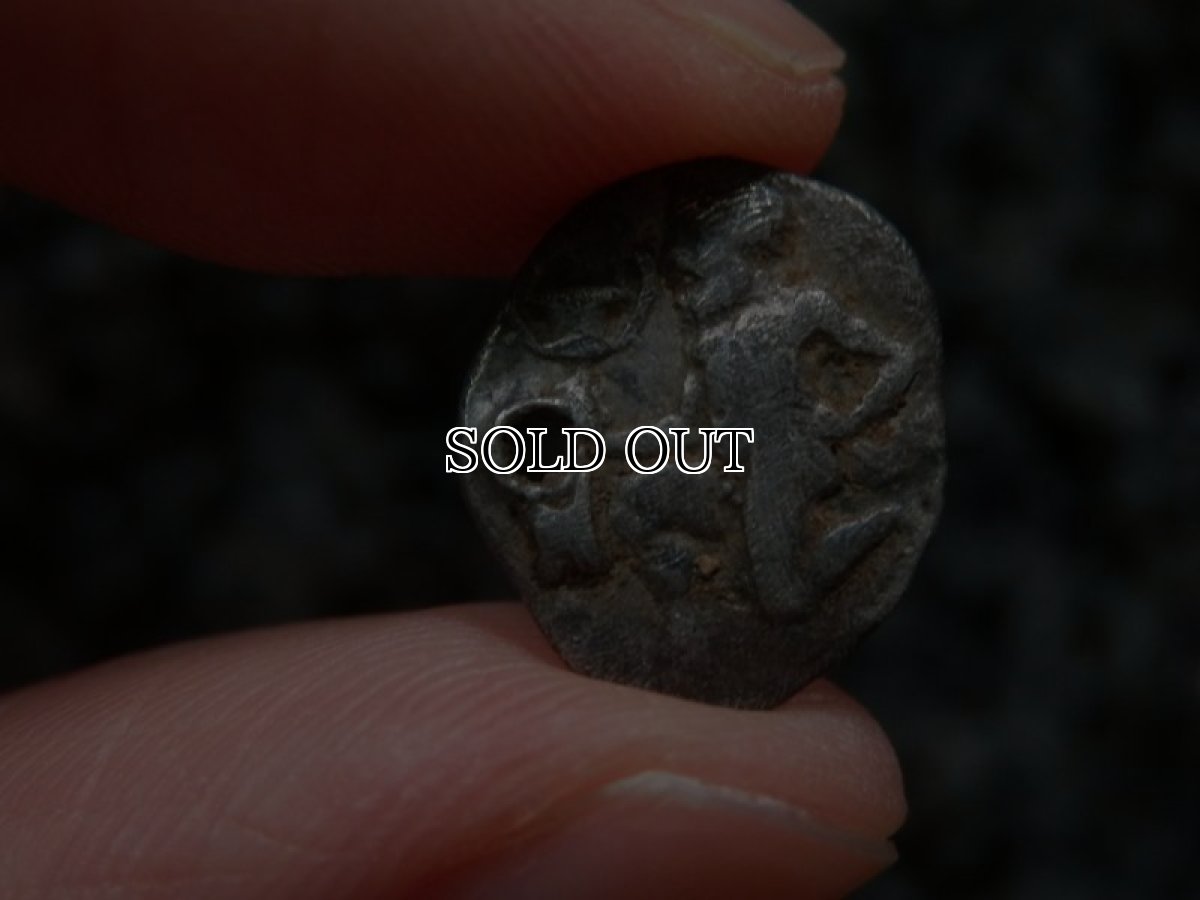 画像11: 古代ギリシャコイン(額装付き)　トラキア　タソス島　前４００－前３５０年　銀貨　カンタロスを持つサテュロス　アンフォラ (11)