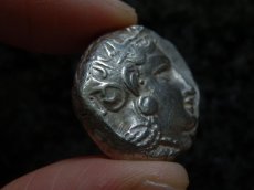 画像7: 古代ギリシャコイン　アテネ　テトラドラクマ銀貨　前４００－前３００年　アテナ神の肖像　フクロウ(アテナ神の聖鳥) (7)