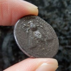 画像4: 古代ギリシャコイン　イオニア地方エフェソス　ドラクマ銀貨　前２０２－前１５０年　エフェソスのアルテミス信仰を象徴する蜂の銀貨 (4)