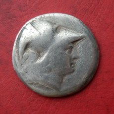 古代ギリシャコイン　パンフィリア地方シデ　前２世紀　テトラドラクマ銀貨　サモトラケのニケを彷彿させるニケの銀貨