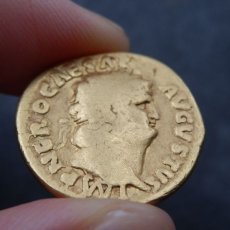 画像4: 古代ローマコイン　帝政期　ネロ　アウレウス金貨　64-66年　ネロ肖像　守護者ユピテル (4)