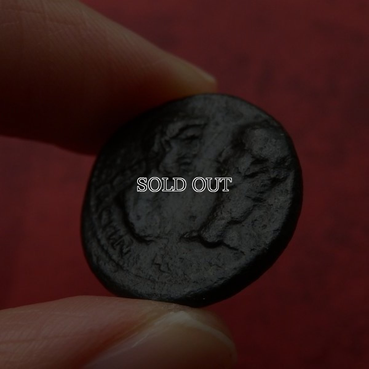 画像4: 古代ローマコイン　帝政期　ネロと母アグリッピナ　54－59年　銅貨(属州貨イオニア地方スミルナ)　ネロとアグリッピナ、悲劇の親子のコイン (4)