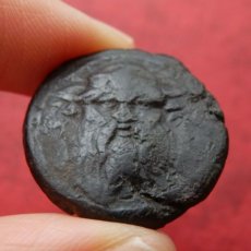 画像5: 古代ギリシャコイン　マケドニア　前１６７-前１６５年　銅貨　希少なシレノス正面肖像 (5)