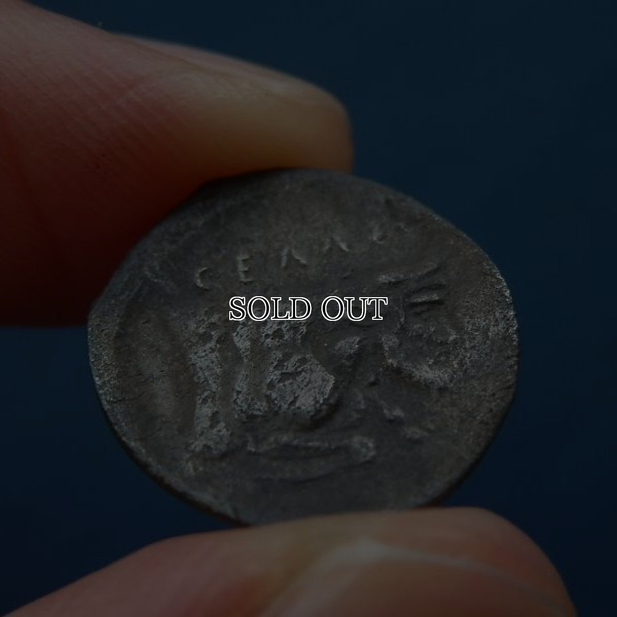 画像7: 古代ギリシャコイン(額装付き)　シチリア島・ジェラ　前５世紀　銀貨　ジェラ川を神格化した人面牛の銀貨 (7)