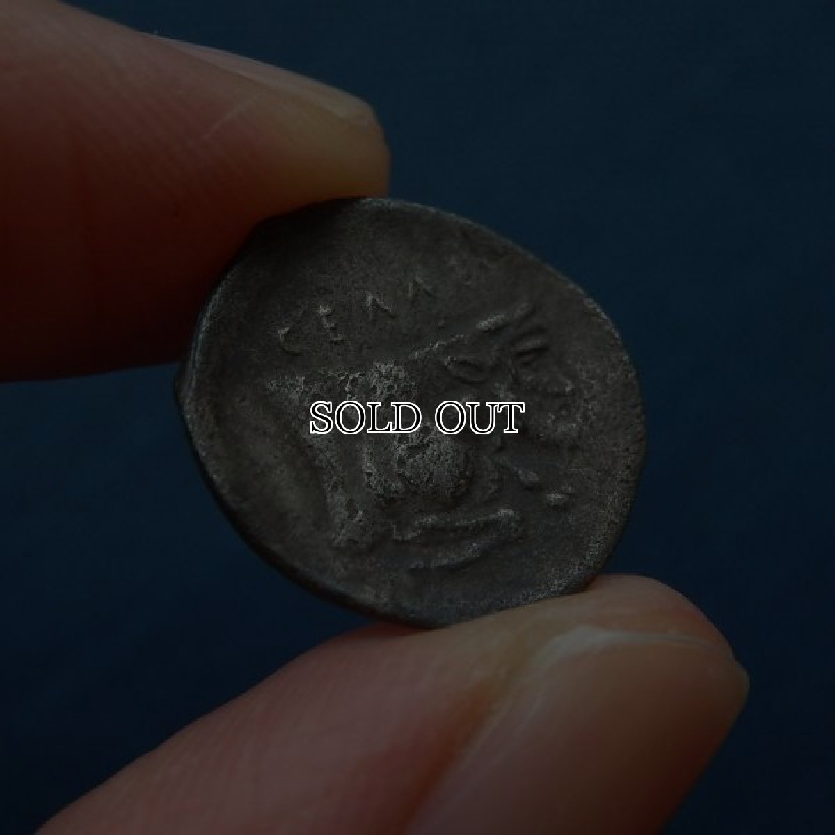 画像6: 古代ギリシャコイン(額装付き)　シチリア島・ジェラ　前５世紀　銀貨　ジェラ川を神格化した人面牛の銀貨 (6)