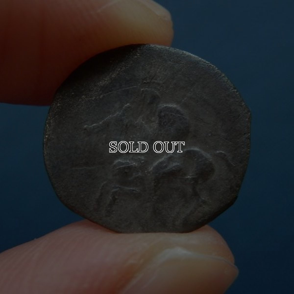 画像8: 古代ギリシャコイン(額装付き)　シチリア島・ジェラ　前５世紀　銀貨　ジェラ川を神格化した人面牛の銀貨 (8)