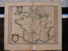 画像2: １７世紀のカエサル『ガリア戦記』　ガリアの地図　１６３５年 (2)