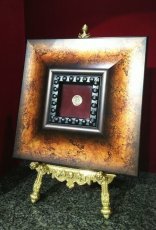 画像3: 古代ローマコイン　(額装付き)　帝政期　エラガバルス　219年　デナリウス銀貨　エラガバルス肖像　エキセントリックなローマ皇帝エラガバルス (3)