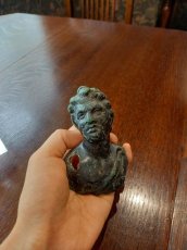 画像7: 古代ローマ時代　サテュロス　小型ブロンズ像　2-3世紀頃 (7)