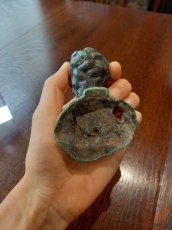 画像8: 古代ローマ時代　サテュロス　小型ブロンズ像　2-3世紀頃 (8)