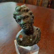 古代ローマ時代　サテュロス　小型ブロンズ像　2-3世紀頃