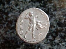 画像3: 古代ギリシャコイン　パンフィリア地方アスペンドス　スタテル銀貨　前３８０－前３３０年発行　レスリング　古代オリンピックのコイン (3)