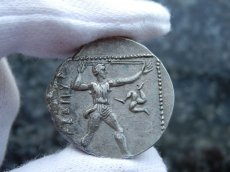 画像6: 古代ギリシャコイン　パンフィリア地方アスペンドス　スタテル銀貨　前３８０－前３３０年発行　レスリング　古代オリンピックのコイン (6)