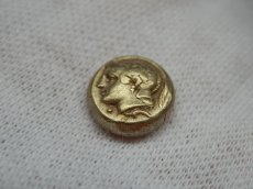 画像5: 古代ギリシャコイン　イオニア地方　フォカイア　前４５０－前３３０年　ヘクテ金貨　グリフィンの兜のアテナ神 (5)