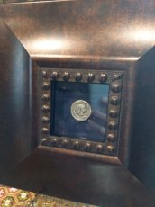 画像12: 古代ギリシャコイン(額装付き)　シチリア　シラクサ　テトラドラクマ銀貨　前5世紀  シチリアの伝説アレトゥーサ　二頭立て馬車とニケ (12)