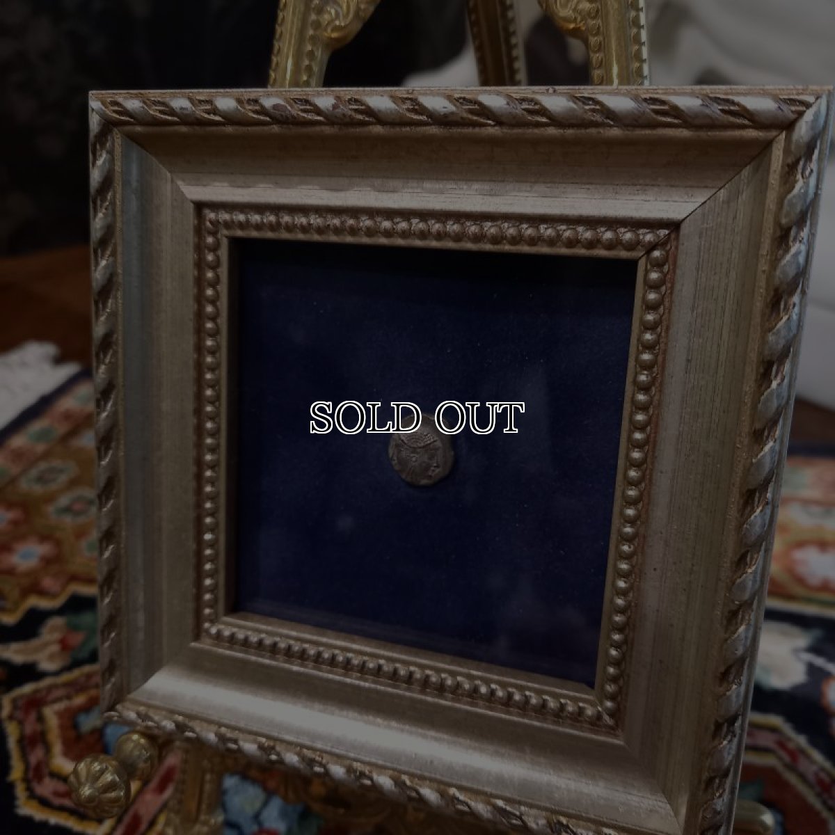 画像5: 古代ギリシャコイン(額装付き)　ミュシア　ランプサコス　オボル銀貨　前５００－前４５０年　ヤヌス神スタイルの女神　コリントス式兜のアテナ神 (5)