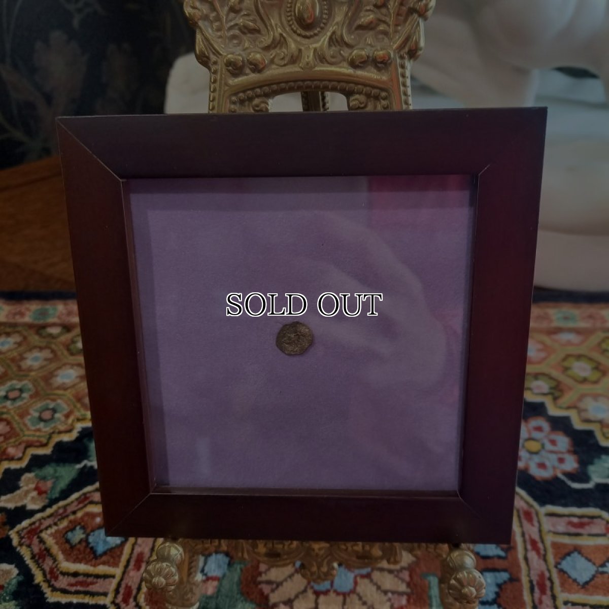 画像4: 古代ギリシャコイン(額装付き)　ミュシア地方　キュジコス　前４８０－前４５０年　オボル銀貨　イノシシとライオン (4)