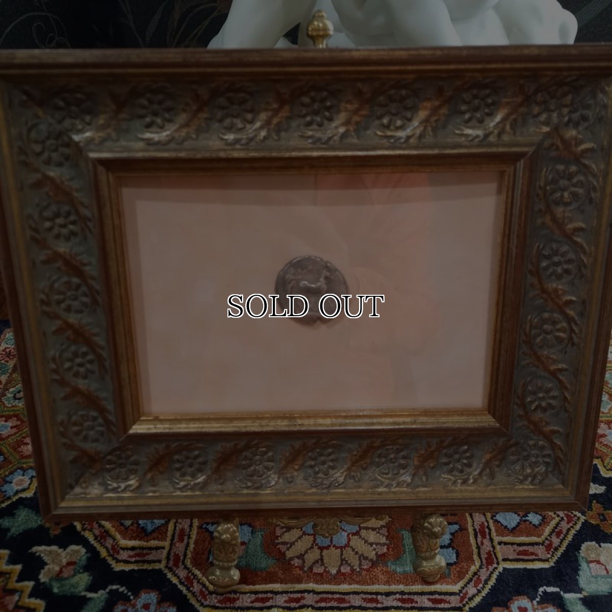 画像4: 古代ギリシャコイン(額装付き)　シチリア島・メッセナ　テトラドラクマ銀貨　前４８０－前４６１年　僭主アナクシラスの古代オリンピック優勝を表す意匠 (4)