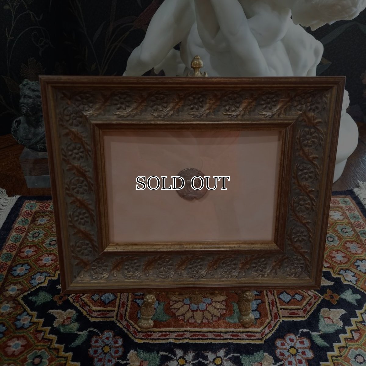 画像3: 古代ギリシャコイン(額装付き)　シチリア島・メッセナ　テトラドラクマ銀貨　前４８０－前４６１年　僭主アナクシラスの古代オリンピック優勝を表す意匠 (3)