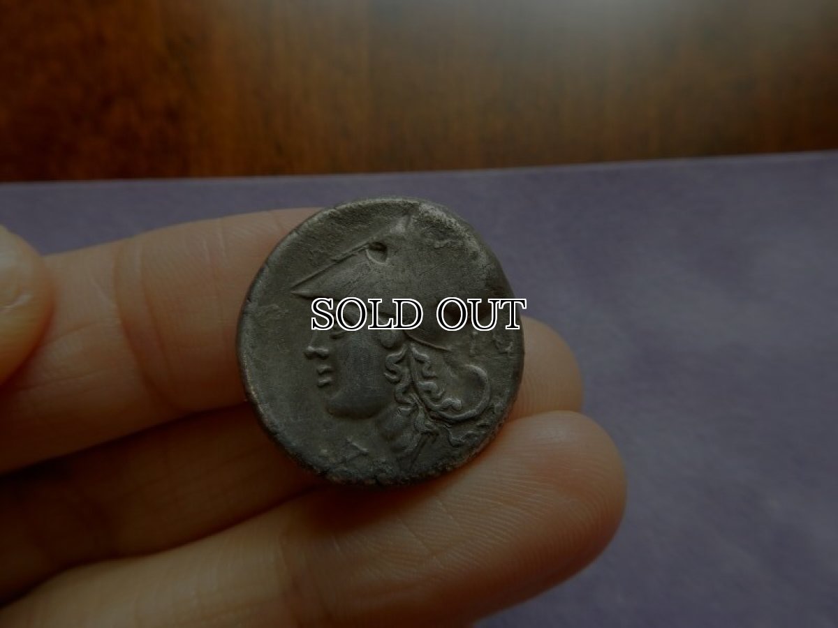 画像9: 古代ギリシャコイン(額装付き)　コリントス　スタテル銀貨　前３５０－前３０６年　コリントスの象徴ペガサス　コリントス式兜のアテナ神 (9)