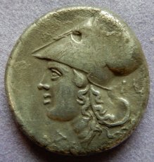 画像7: 古代ギリシャコイン(額装付き)　コリントス　スタテル銀貨　前３５０－前３０６年　コリントスの象徴ペガサス　コリントス式兜のアテナ神 (7)