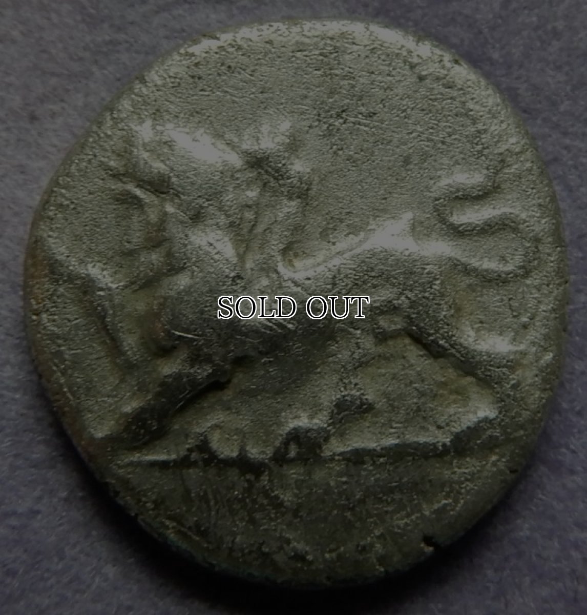 画像7: 古代ギリシャコイン(額装付き)　シキオン　半ドラクマ銀貨　前３３０－前３００年　幻獣キマイラ　ハト (7)