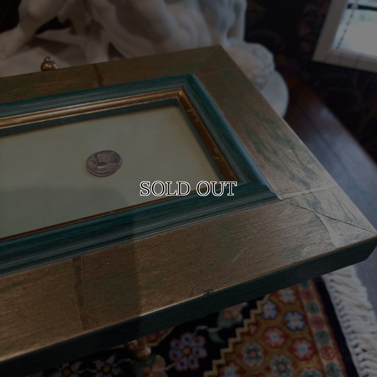 画像5: 古代ギリシャコイン(額装付き)　シキオン　半ドラクマ銀貨　前３３０－前３００年　幻獣キマイラ　ハト (5)