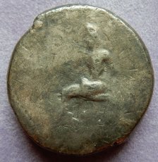 画像2: 古代ギリシャコイン　バビロン　前３２８－前２８０年　テトラドラクマ銀貨　バール神　ライオンの全身像　アレクサンドロス大王の征服後の銀貨 (2)