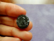 画像5: 古代ギリシャコイン　トラキア王国　リュシマコス　前３２３－前２８１年　アテナ神　ライオンの前半身 (5)