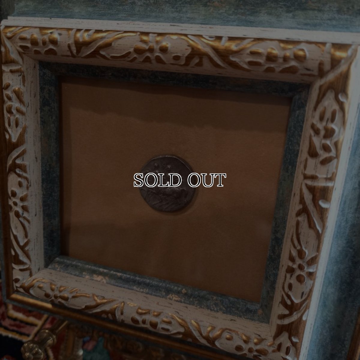 画像4: 古代ギリシャコイン(額装付き)　カラブリア地方タラス　スタテル銀貨　前２８１－前２７２年　競馬をするディオスクロイ (4)