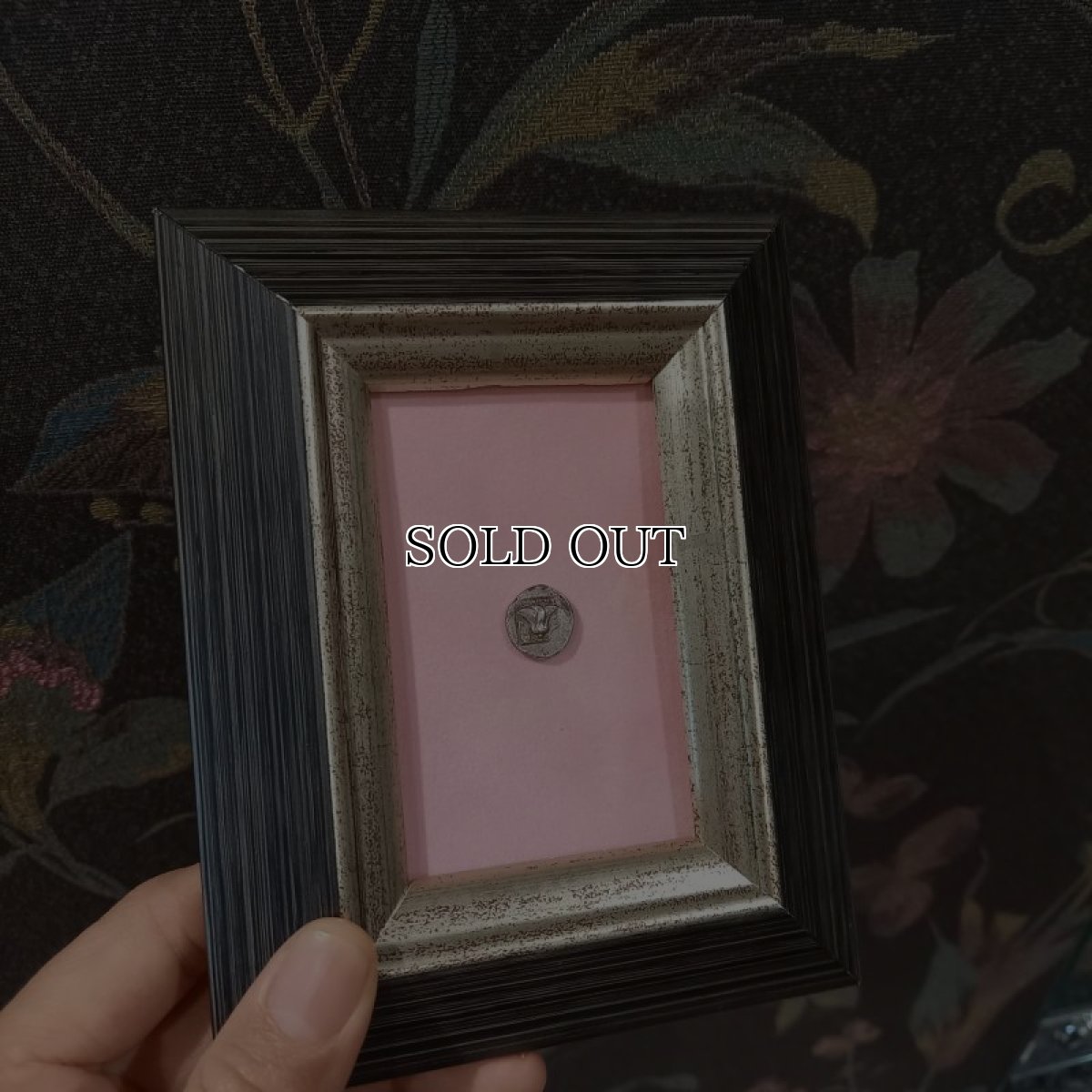 画像5: 古代ギリシャコイン(額装付き)　カリア地方　ロードス島　半ドラクマ銀貨　前１７０－前１５０年　太陽神ヘリオス　薔薇 (5)