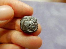 画像5: 古代ギリシャコイン　セレウコス朝シリア　デメトリオス1世　銅貨　前１６２－前１５０年　象の皮を被ったデメトリオス1世　ニケ (5)