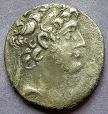 画像2: 古代ギリシャコイン　セレウコス朝シリア　デメトリオス3世　テトラドラクマ銀貨　前９５－前88年　デメトリオス3世肖像　アタルガティス (2)