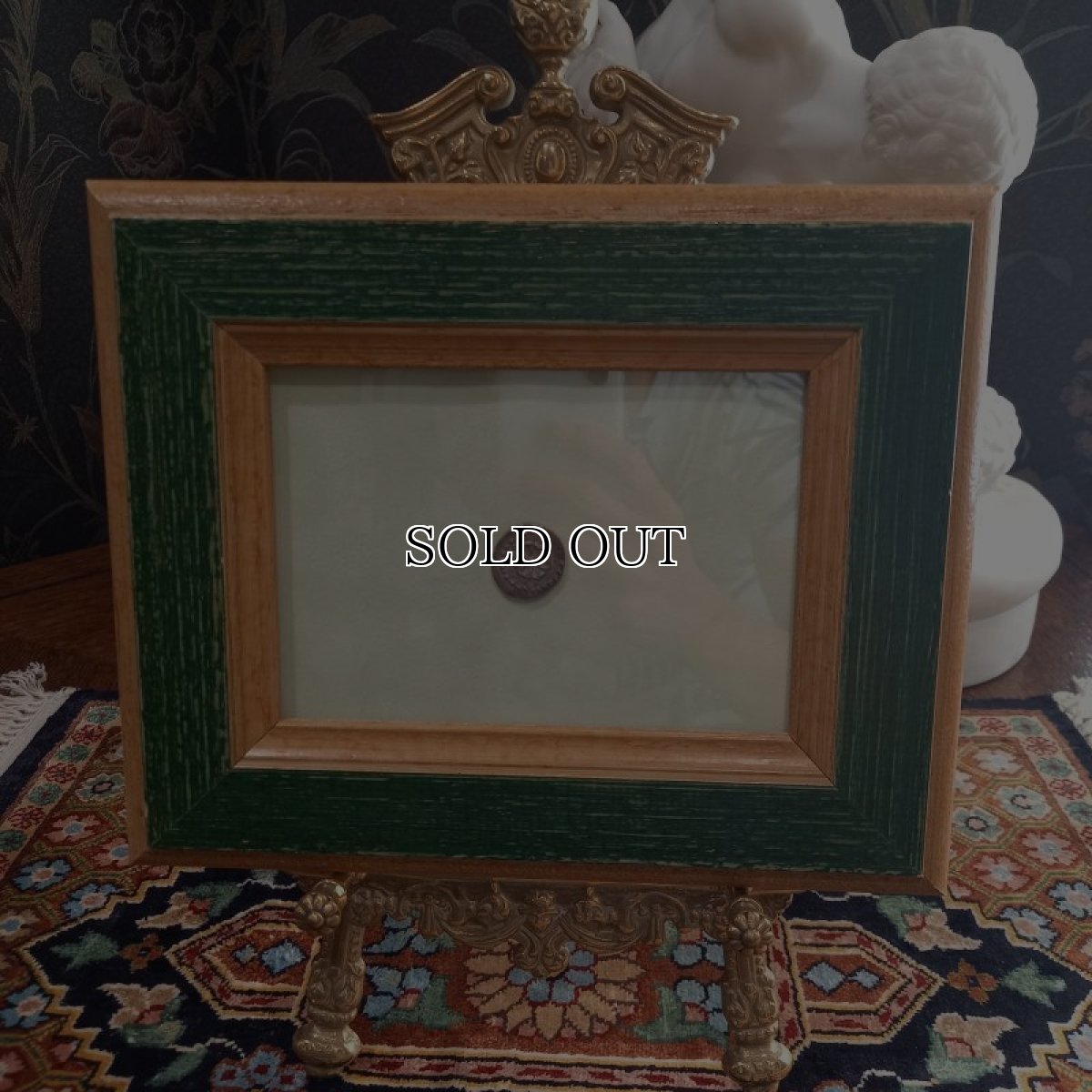 画像12: 古代ギリシャコイン(額付き)　カリア地方　ロードス島　前８８－前４３年　ドラクマ銀貨　太陽神ヘリオス　上から見たバラの花 (12)