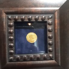 画像4: 古代ローマコイン(額付き)　帝政期　ユリアヌス　362-363年　ソリドゥス金貨　ユリアヌス肖像　ウィルトゥス神 (4)