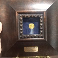 画像5: 古代ローマコイン(額付き)　帝政期　ユリアヌス　362-363年　ソリドゥス金貨　ユリアヌス肖像　ウィルトゥス神 (5)