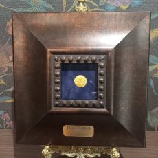 画像2: 古代ローマコイン(額付き)　帝政期　ユリアヌス　362-363年　ソリドゥス金貨　ユリアヌス肖像　ウィルトゥス神 (2)